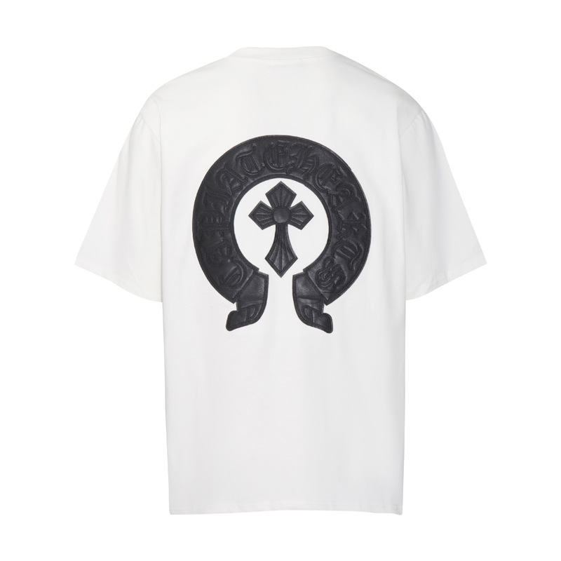 Chrome Hearts クロムハーツ 通気性抜群 カジュアル半袖Tシャツ 2色兼用 男女兼用 レディース メンズ 6095