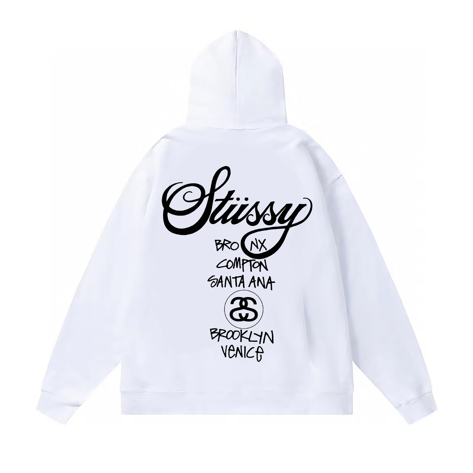Stussy ステューシー  ヴィンテージ風フード付きスウェット 5色兼用 男女兼用 レディース メンズ 104