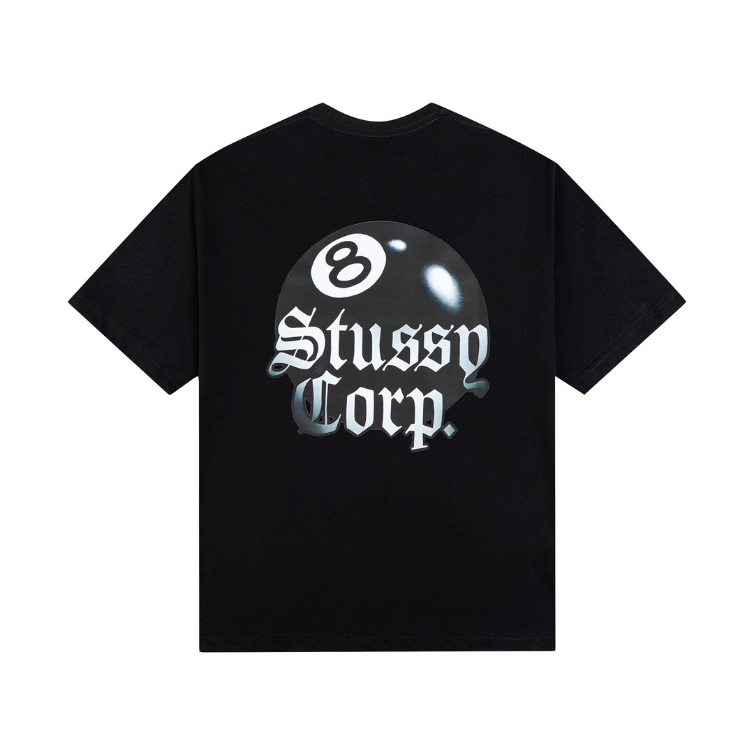 ステューシー 半袖 Tシャツ メンズ レディース 8-ball プリント Tシャツ おしゃれ コットン 快適 10色兼用 男女兼用 レディース メンズ