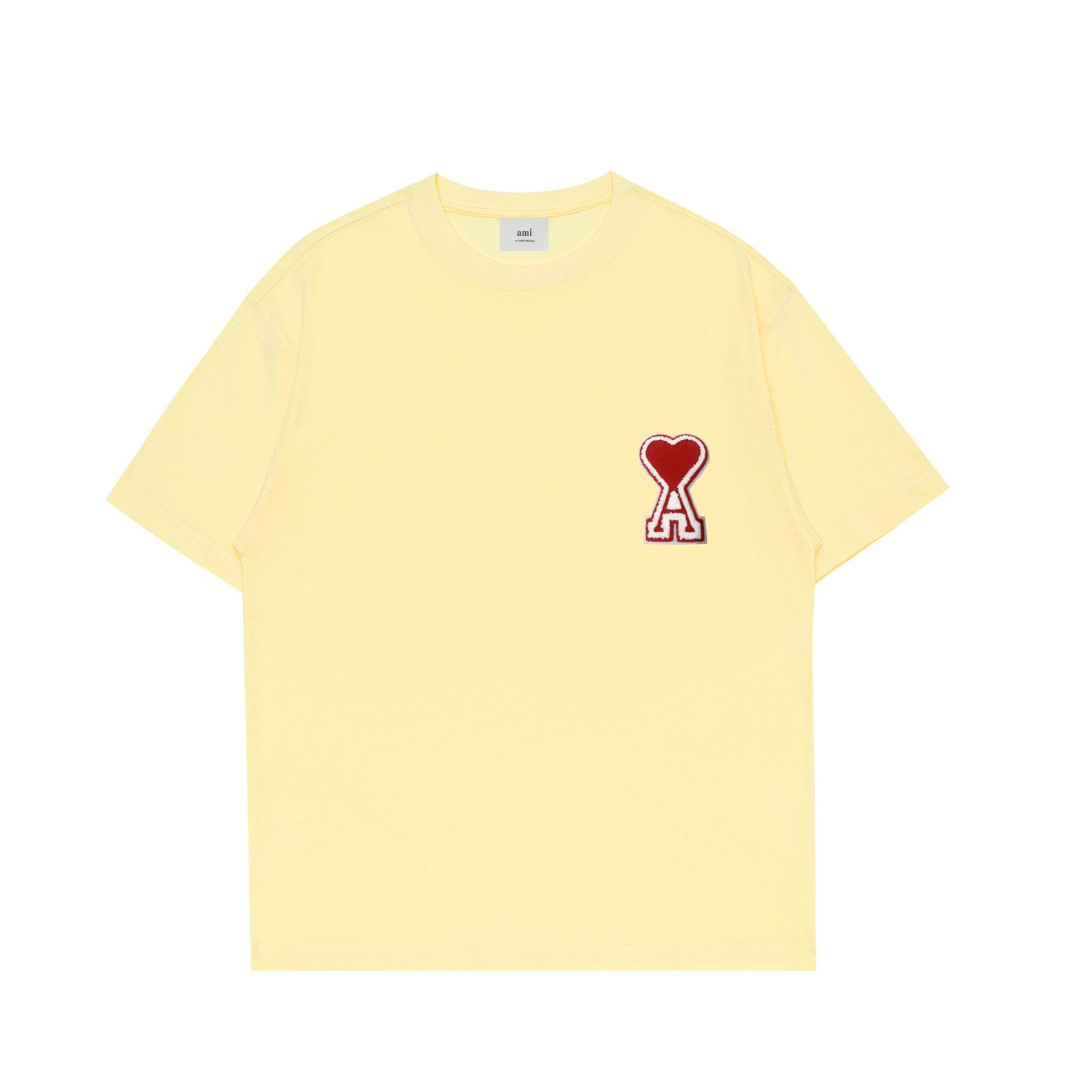 アミ・パリス DE COEUR ボクシーフィット Tシャツ 9色兼用 男女 アミ・パリス DE COEUR ボクシーフィット Tシャツ 9色兼用 男女