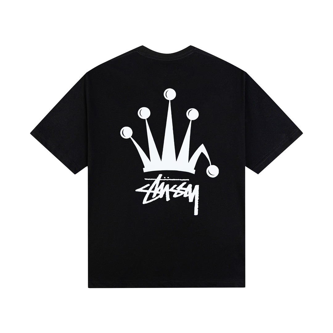 ステューシー 半袖 Tシャツ メンズ レディース 8-ball プリント Tシャツ おしゃれ コットン 快適 10色兼用 男女兼用 レディース メンズ
