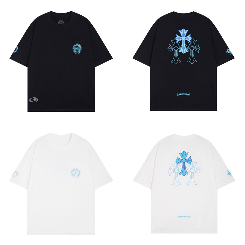 Chrome Hearts クロムハーツ リラックスフィット 自由な動きが可能な半袖シャツ 2色兼用 男女兼用 レディース メンズ 6056