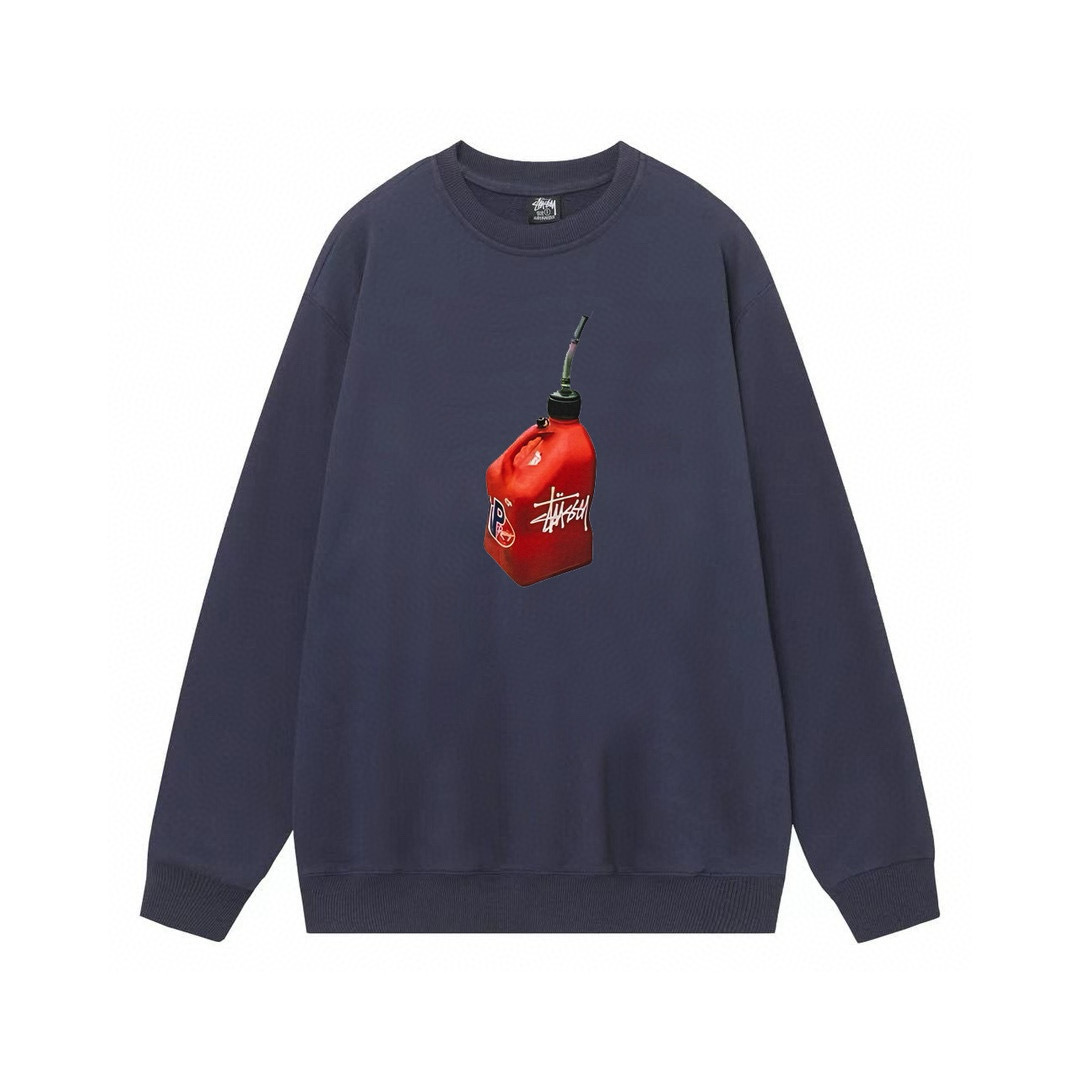 Stussy ステューシー  旬なカラーのデイリースウェットシャツ 4色兼用 男女兼用 レディース メンズ 113