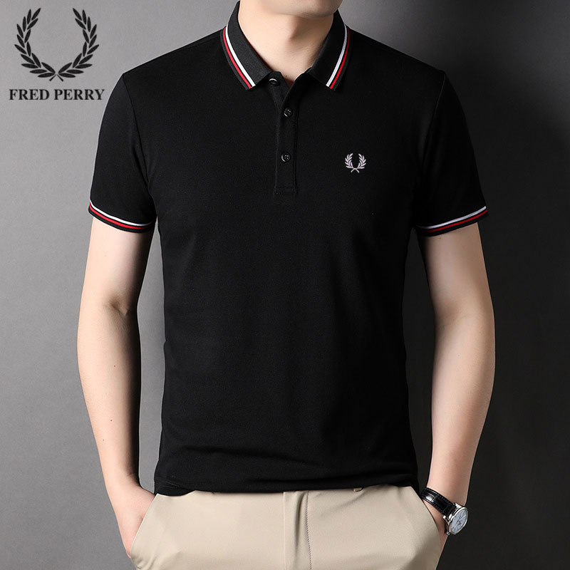 フレッドペリー 半袖Tシャツ ピュアコットン ラペルポロシャツ polo  男女兼用 8色兼用 レディース メンズ 