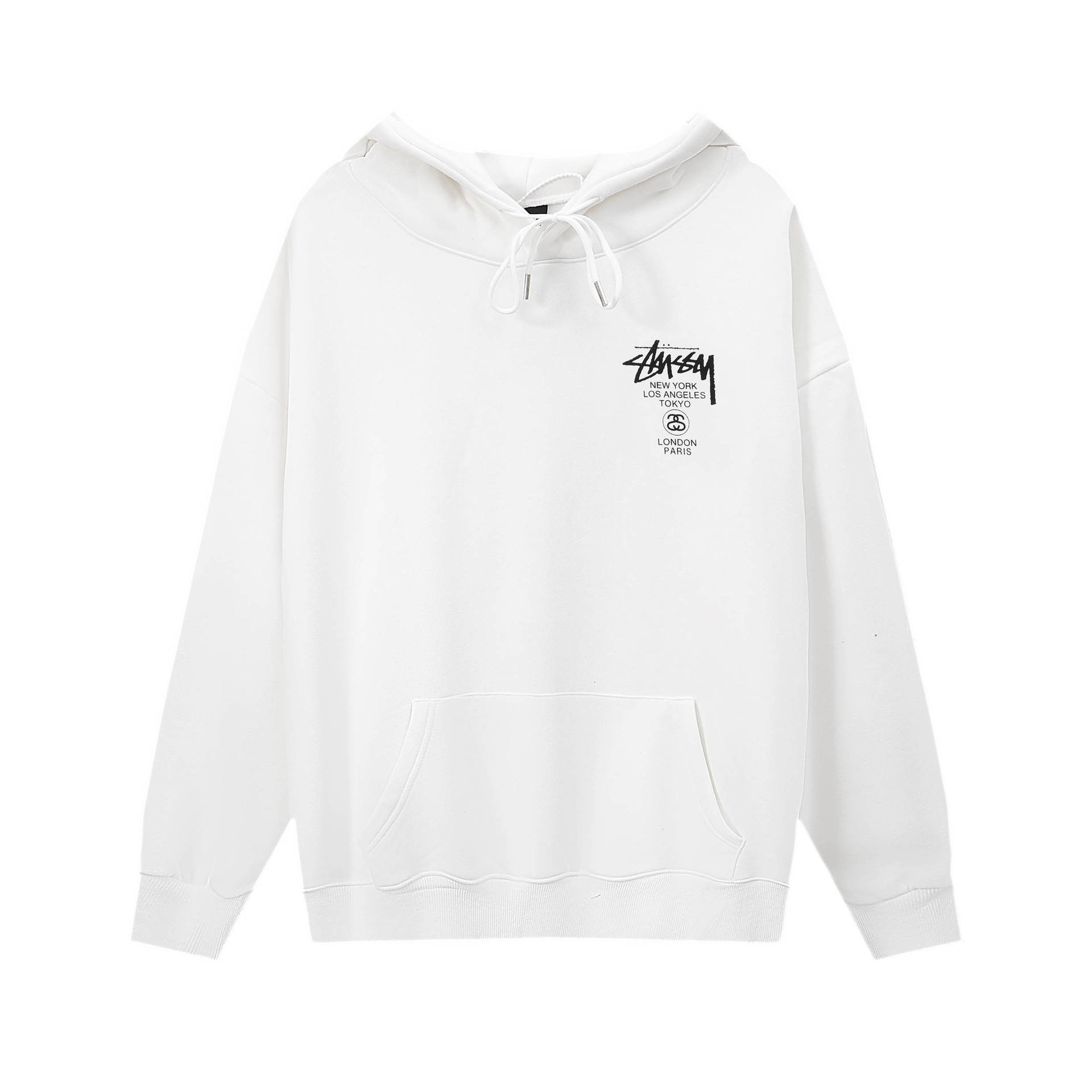 Stussy ステューシー  シーズンレスなフード付きスウェットシャツ 3色兼用 男女兼用 レディース メンズ S606