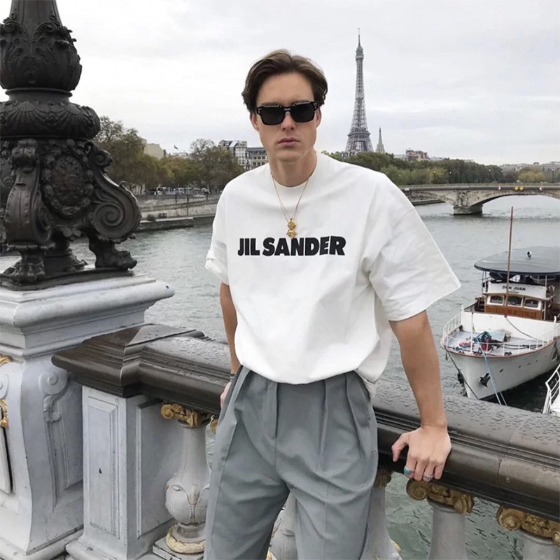 ジルサンダー  どんなシーンにも対応 オールマイティな半袖トップス 男女兼用 6色兼用 レディース メンズ 