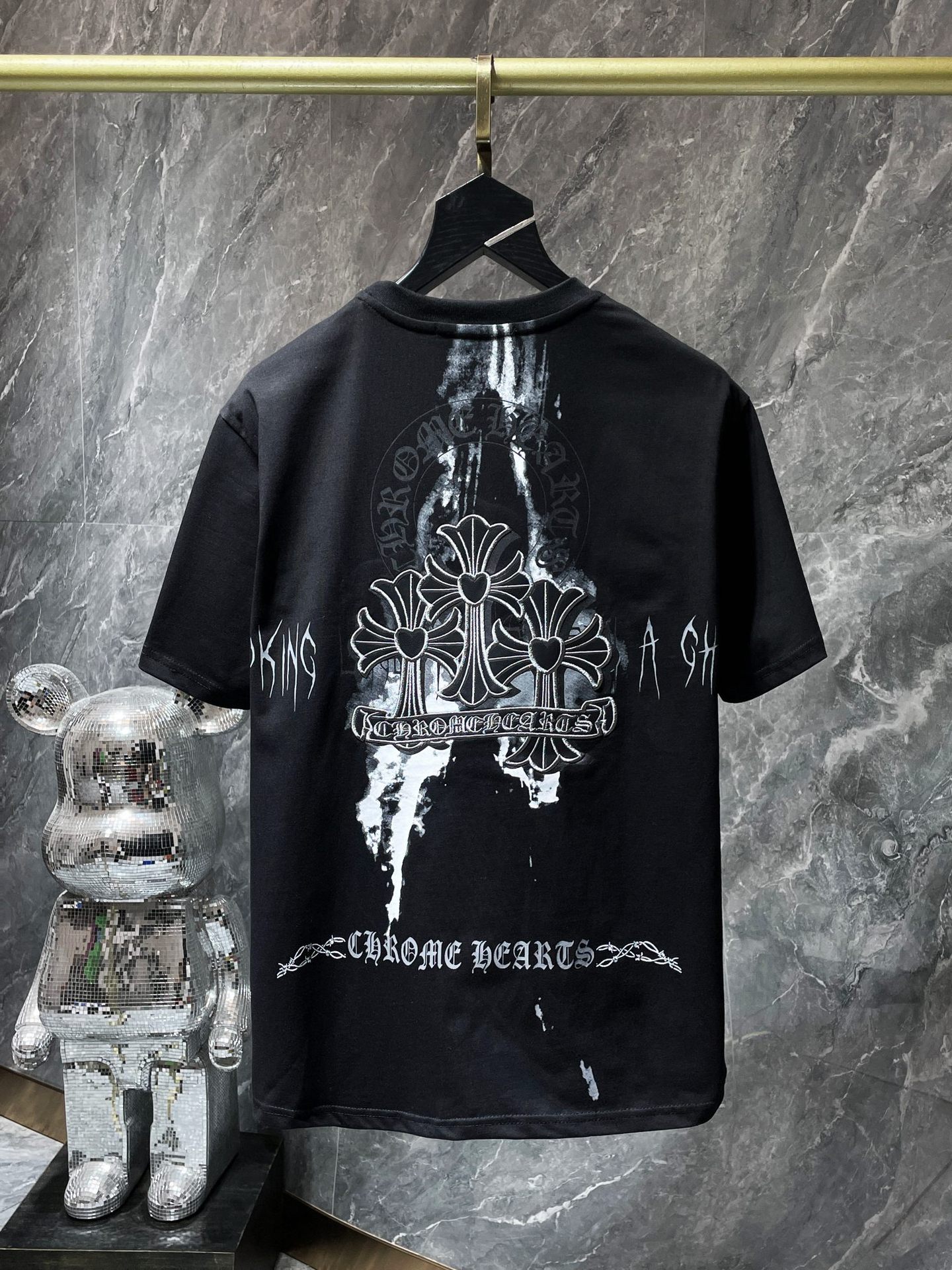 Chrome Hearts クロムハーツ トレンドを押さえた ファッション半袖Tシャツ 2色兼用 男女兼用 レディース メンズ 6099