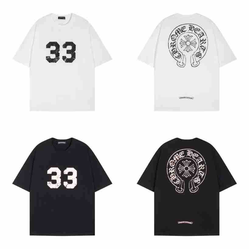 Chrome Hearts クロムハーツ 夏の必需品 涼感素材の半袖トップス  2色兼用 男女兼用 レディース メンズ 6103