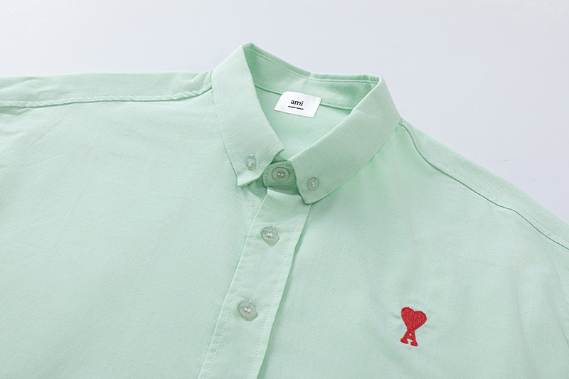 アミ・パリス ショートスリーブシャツ  15色兼用 男女兼用 レディース メンズ