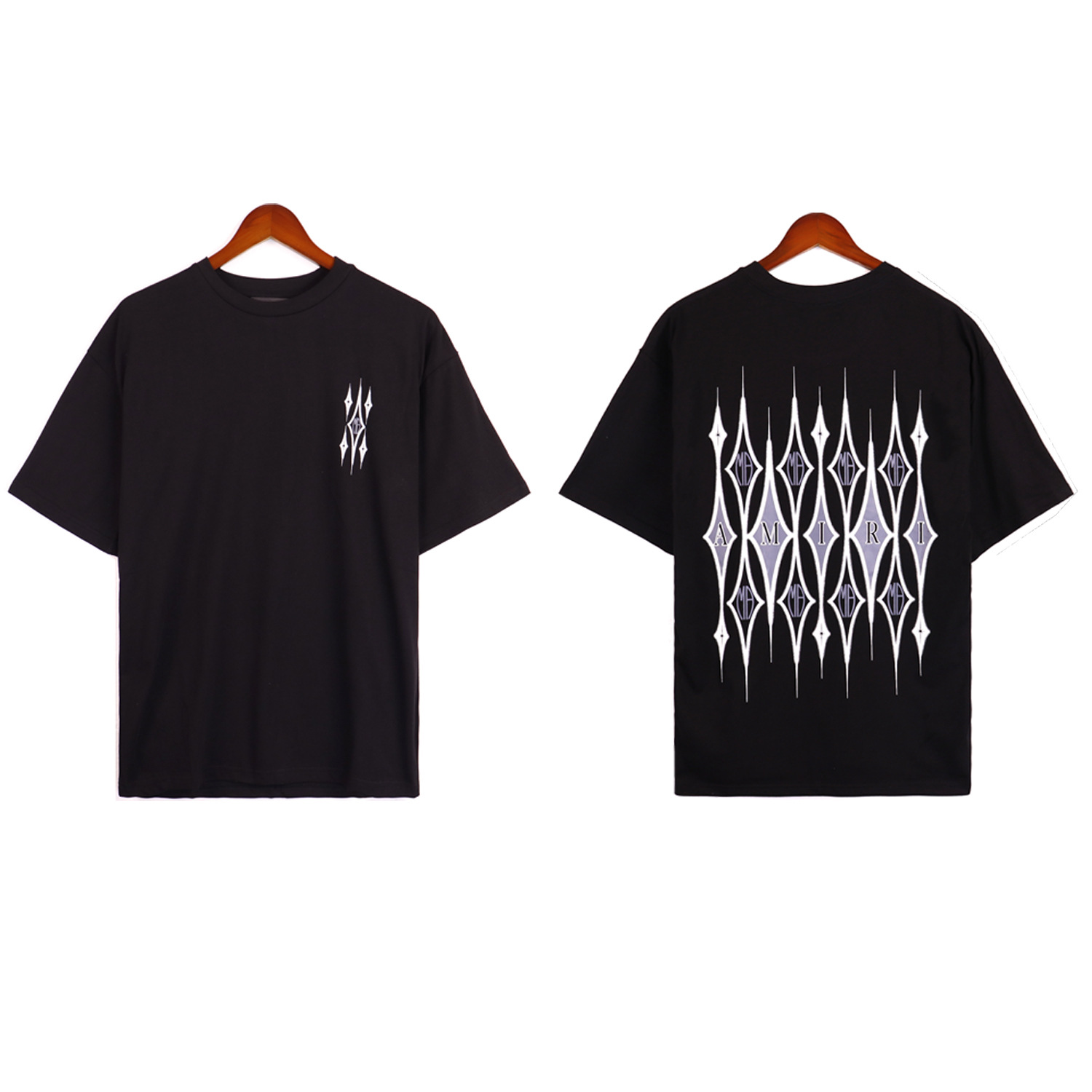 アミリ 洗練されたデザイン モダン半袖Tシャツ 男女兼用 2色兼用 レディース メンズ 