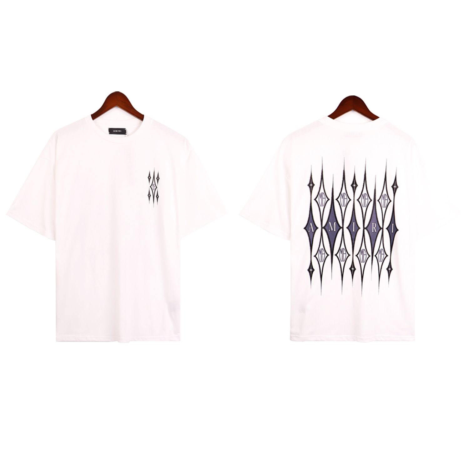 アミリ 洗練されたデザイン モダン半袖Tシャツ 男女兼用 2色兼用 レディース メンズ 