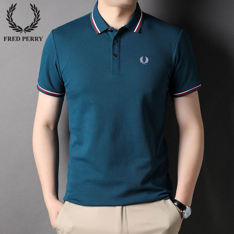 フレッドペリー 半袖Tシャツ ピュアコットン ラペルポロシャツ polo  男女兼用 8色兼用 レディース メンズ 