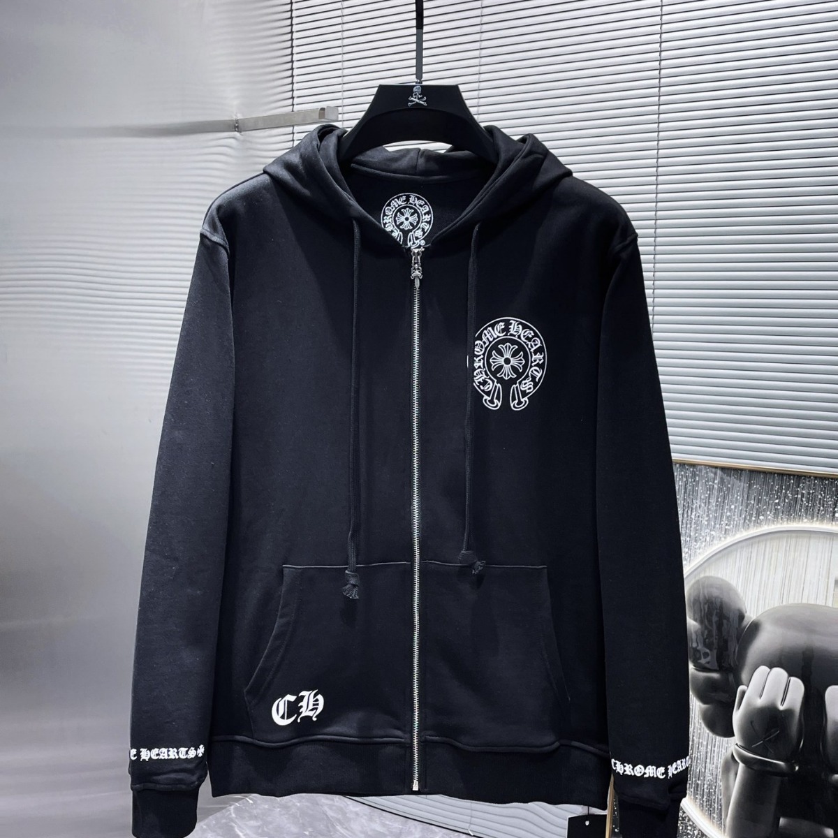 Chrome Hearts クロムハーツ   CH ASP ホースシュー パーカー メンズ レディース スウェット 男女兼用 2色兼用 レディース メンズ 