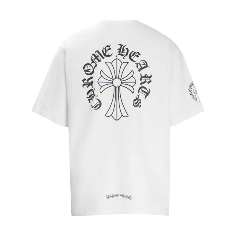 Chrome Hearts クロムハーツ 日常の快適さ シンプル半袖Tシャツ 2色兼用 男女兼用 レディース メンズ 6022