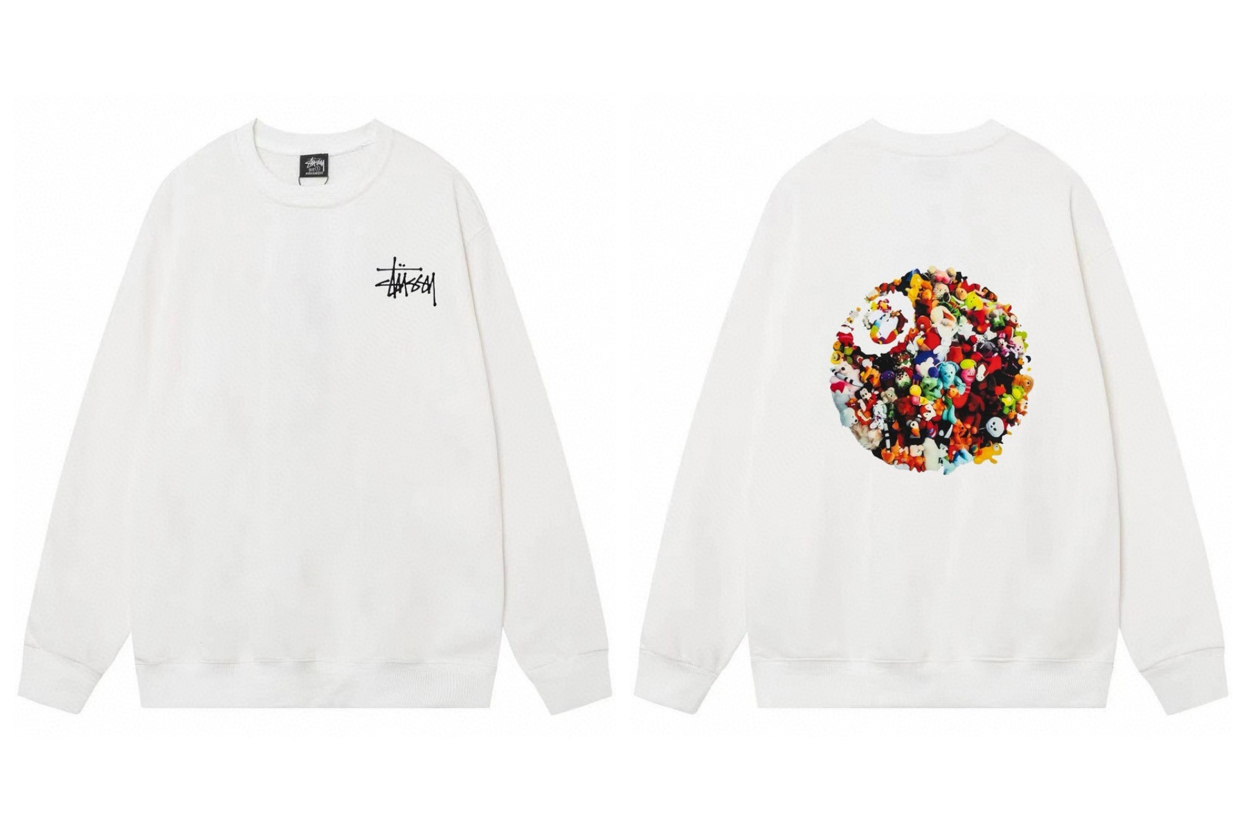 Stussy ステューシー  落ち着いた色合いのスタンダードスウェット 4色兼用 男女兼用 レディース メンズ 120