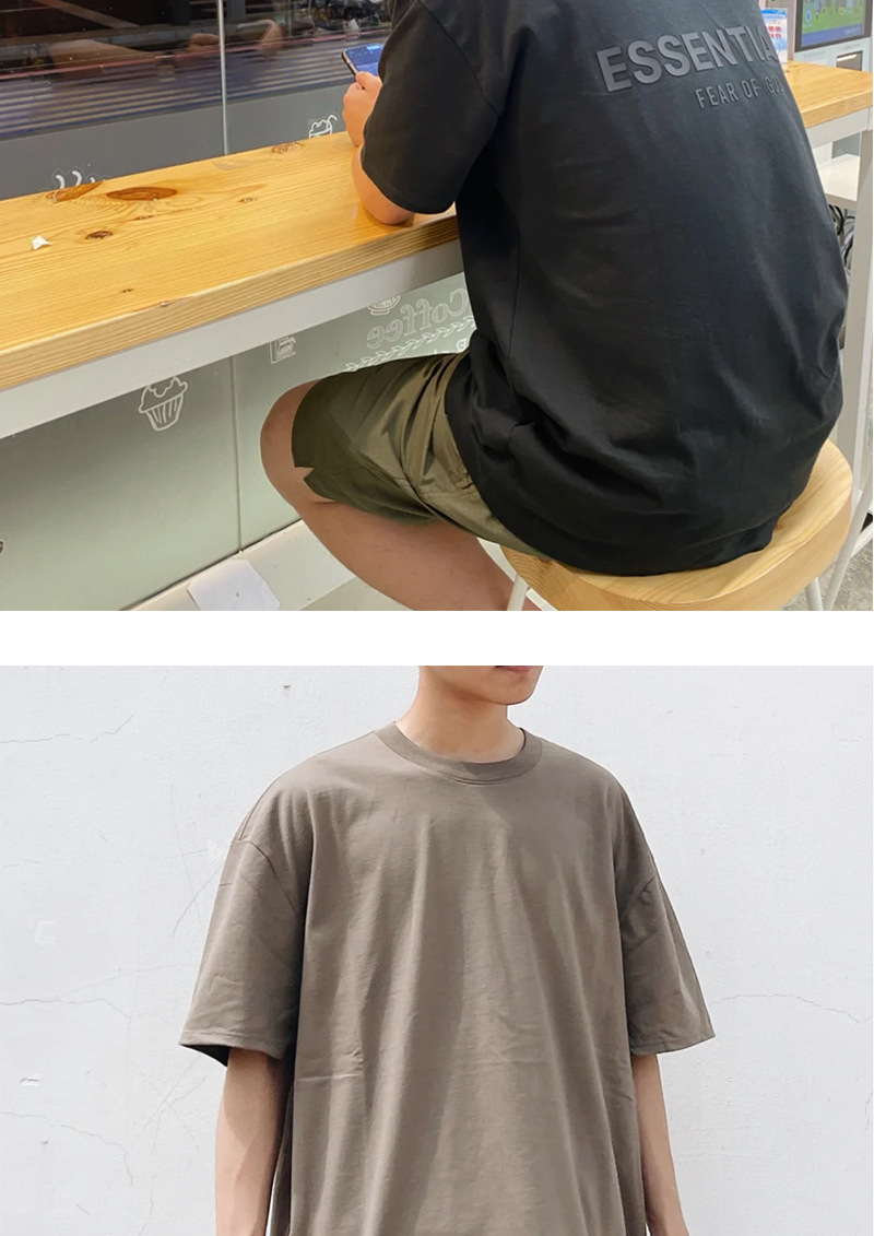 エフオージーエッセンシャルズ  エッセンシャルズ クルーネック Tシャツ メンズ レディース ユニセックス 半袖 最新 正規品 夏 男女兼用[並行輸入品]