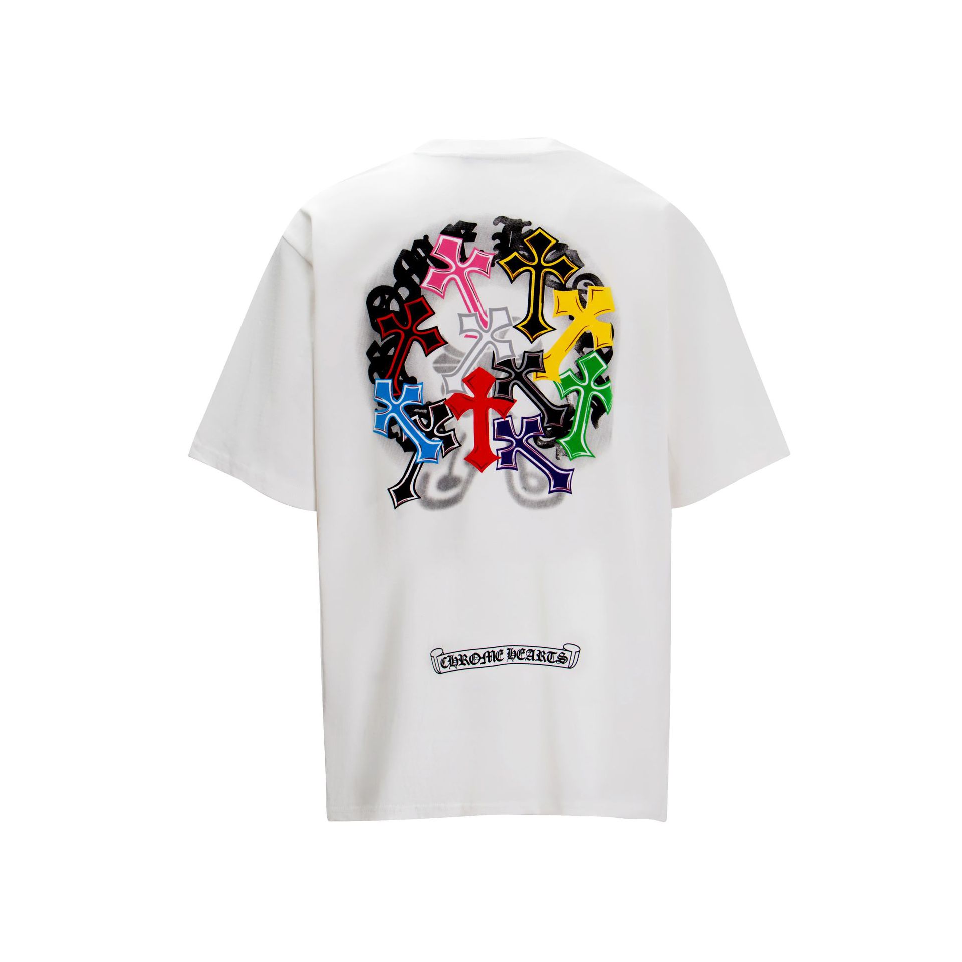 クロムハーツ スクロールホースシューロゴ 半袖 Tシャツ 10色