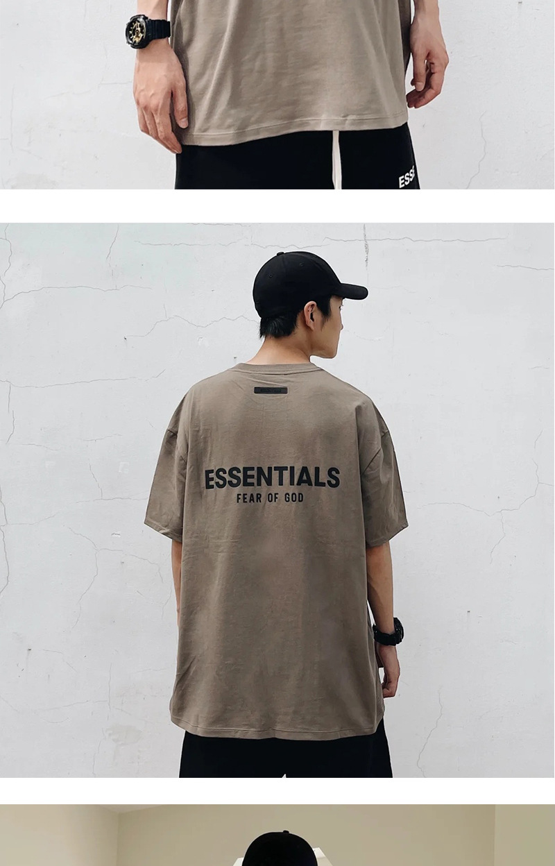 エフオージーエッセンシャルズ  エッセンシャルズ クルーネック Tシャツ メンズ レディース ユニセックス 半袖 最新 正規品 夏 男女兼用[並行輸入品]