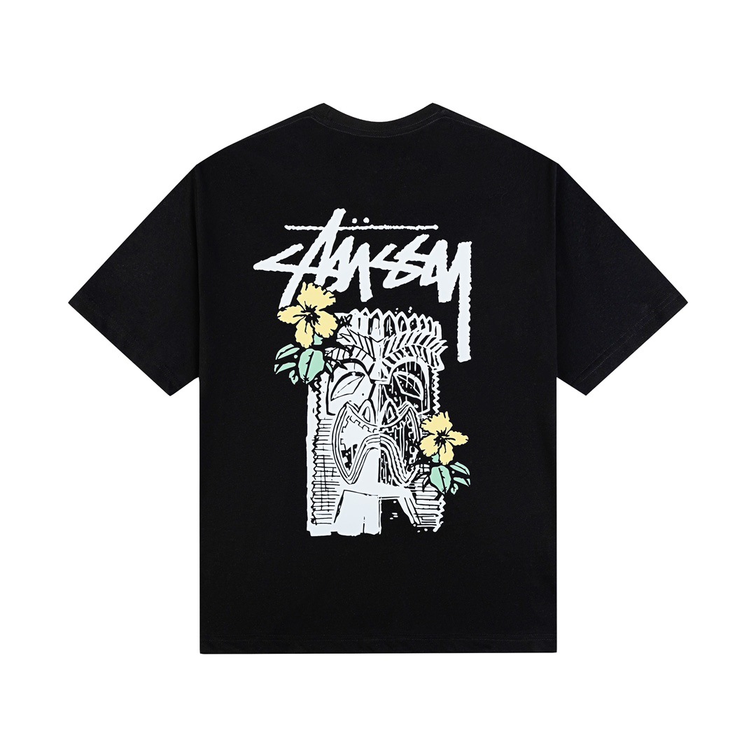 ステューシー 半袖 Tシャツ グラフィックプリント トップス メンズ レディース シンプル ゆったり 夏服 10色兼用 男女兼用 レディース メンズ