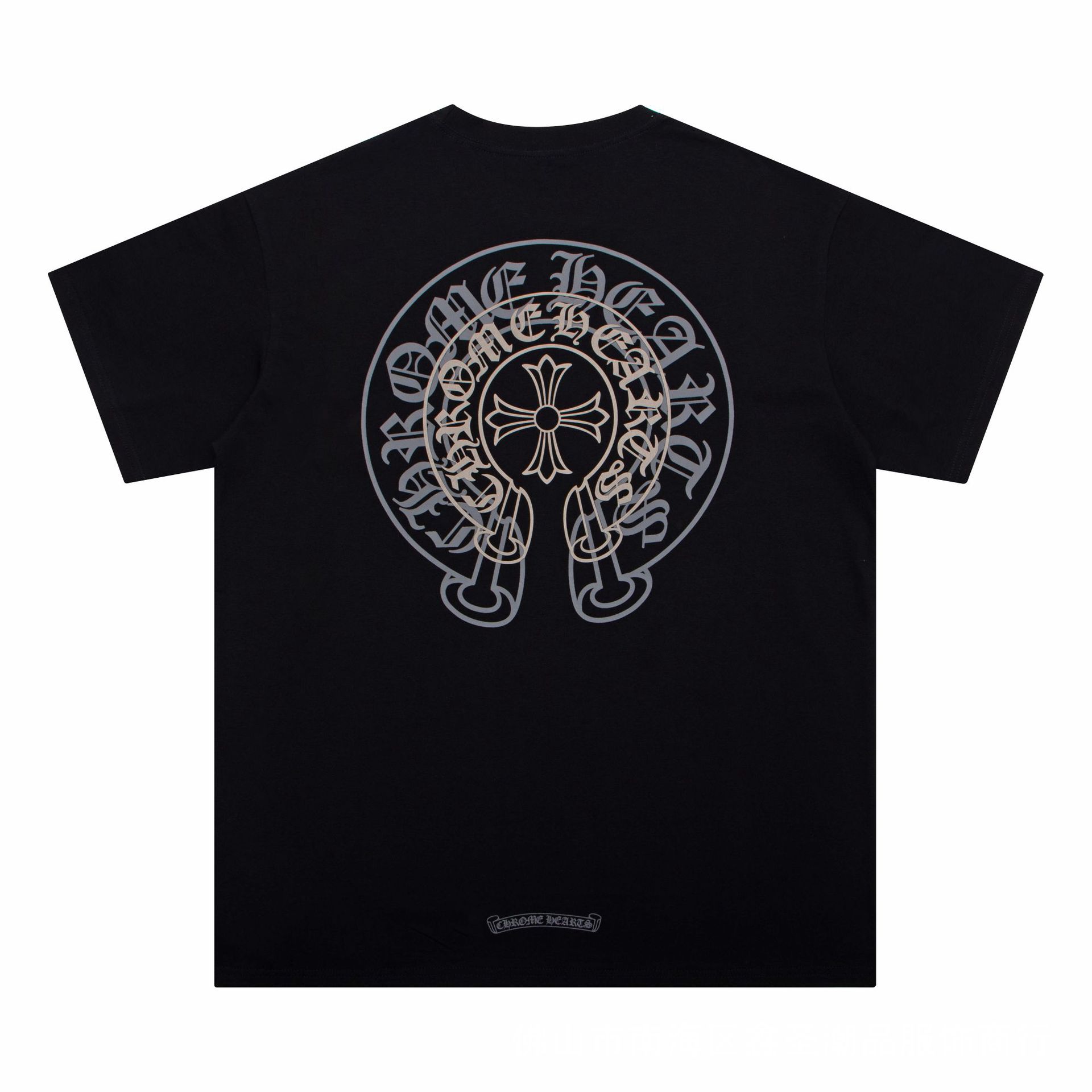 クロムハーツ スクロールホースシューロゴ 半袖 Tシャツ 10色