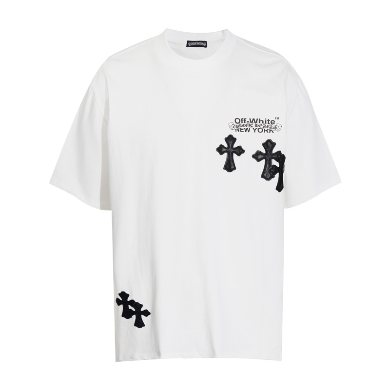 希少♪CH◆ スクロール ホースシュー モノグラム ロゴ Tシャツ クロムハーツ スクロールホースシューロゴ 半袖 Tシャツ 10色