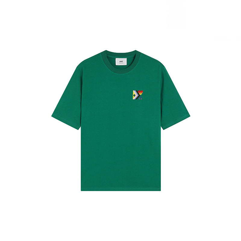 アミ・パリス  ハートロゴ 半袖Tシャツ MTS004 