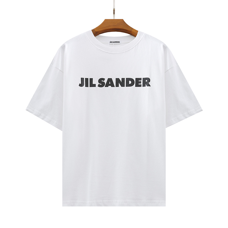 ジルサンダー シンプル＆スタイリッシュ 基本の半袖シャツ 男女兼用 2色兼用 レディース メンズ 