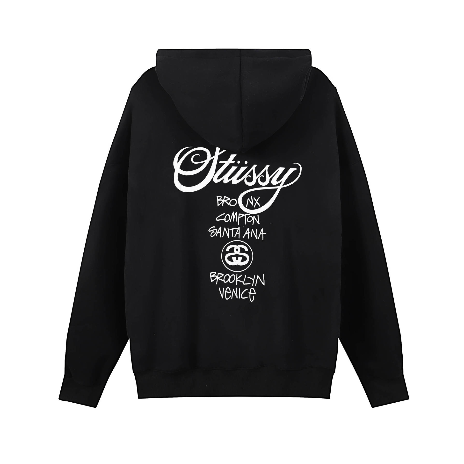 Stussy ステューシー  シーズンレスなフード付きスウェットシャツ 3色兼用 男女兼用 レディース メンズ S606