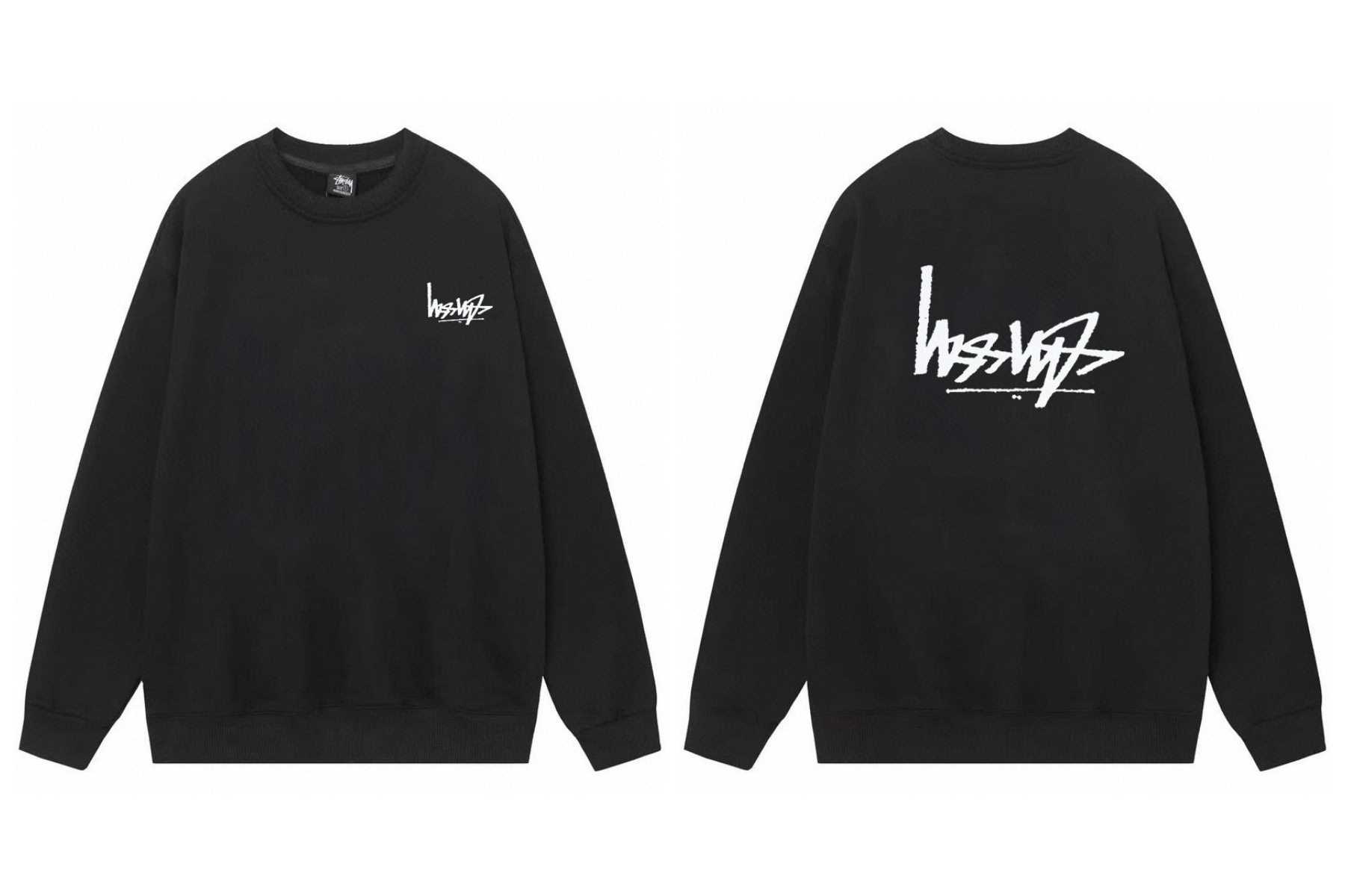 Stussy ステューシー  モダンデザインのクルーネックスウェット 2色兼用 男女兼用 レディース メンズ 103