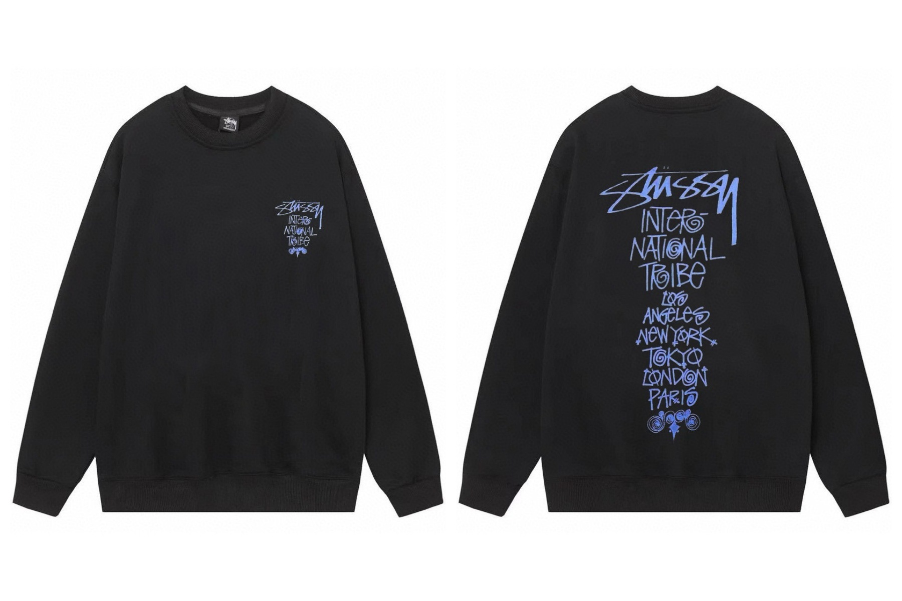 Stussy ステューシー  ふんわり柔らかいシンプルスウェット 2色兼用 男女兼用 レディース メンズ 123