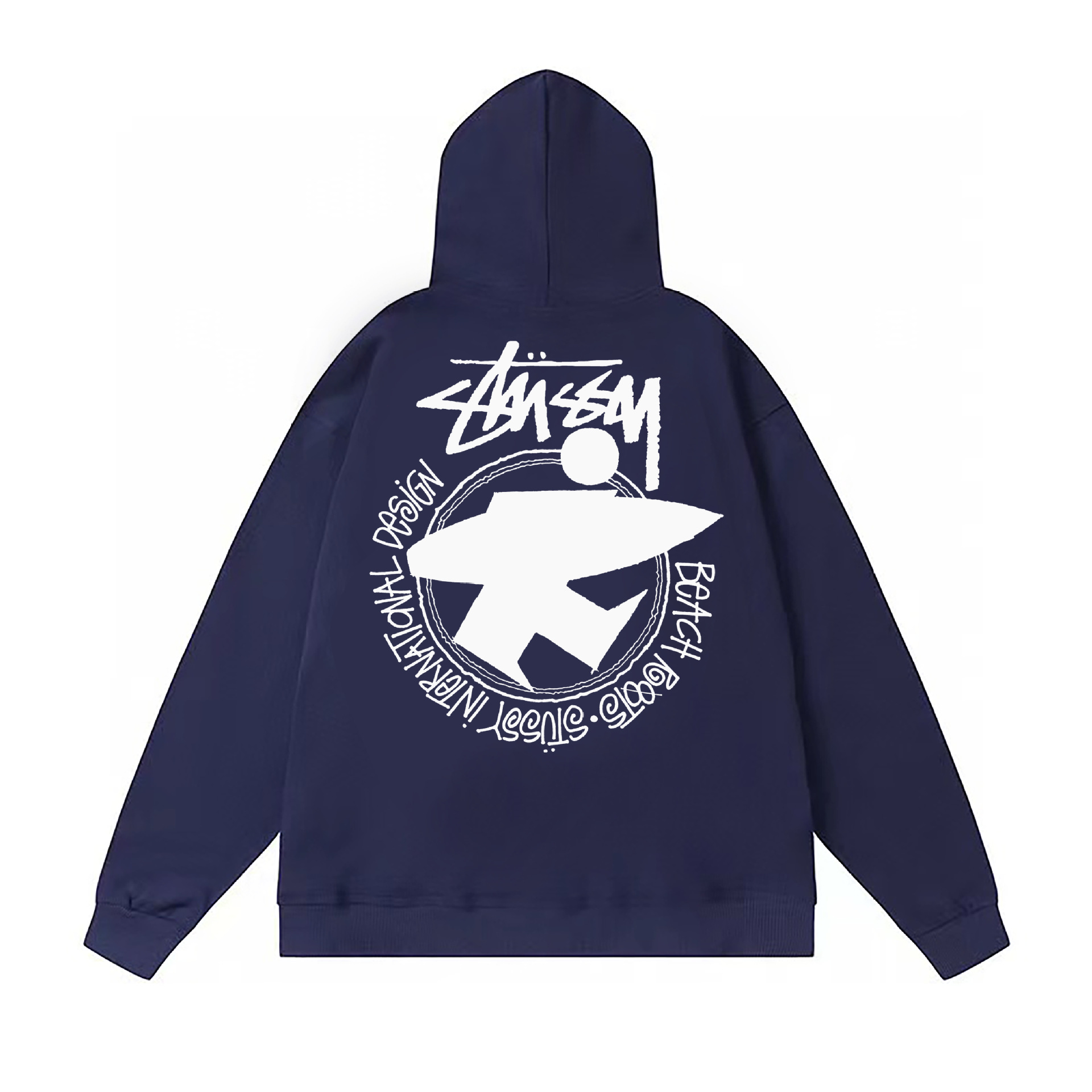 Stussy ステューシー  リサイクル素材のエコフード付きパーカー 5色兼用 男女兼用 レディース メンズ 112