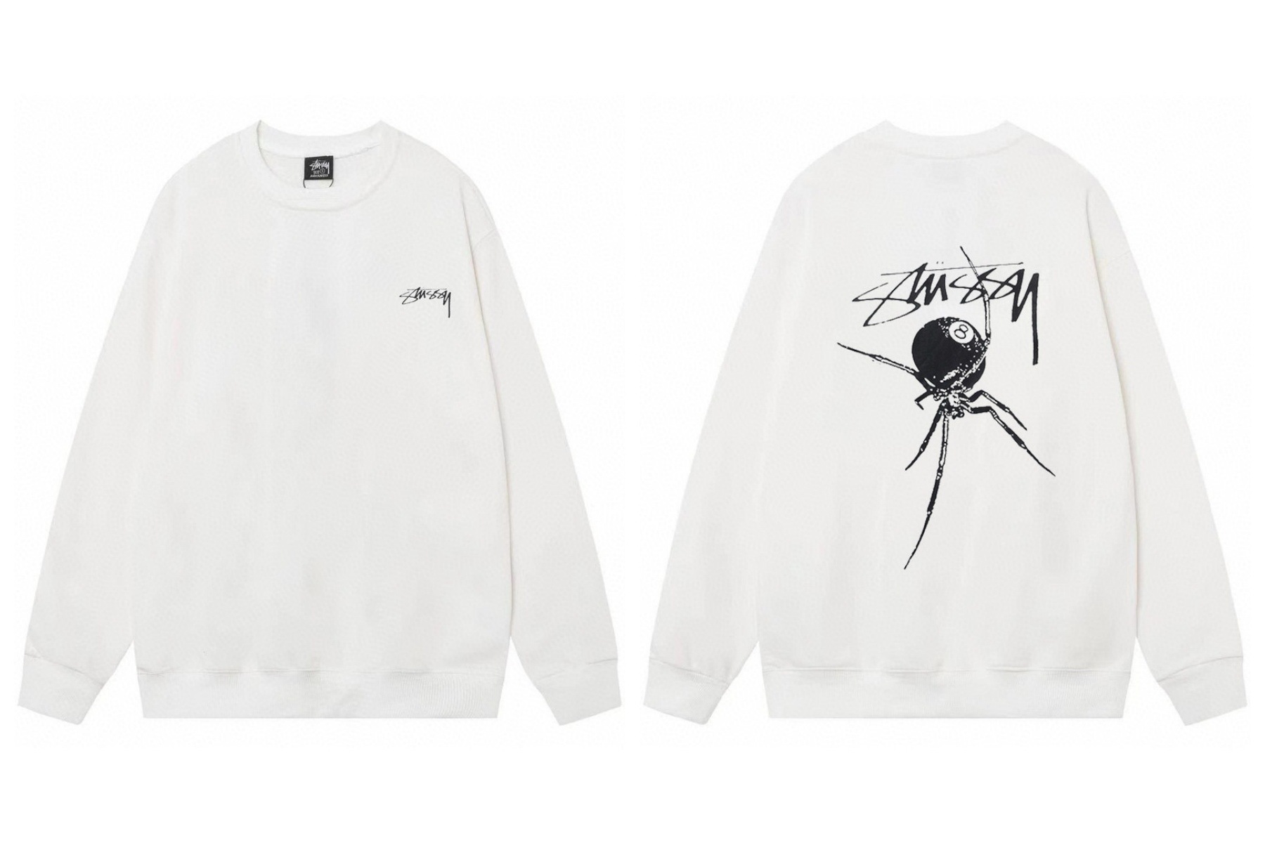 Stussy ステューシー  日常使いに最適なカジュアルスウェット 2色兼用 男女兼用 レディース メンズ 126