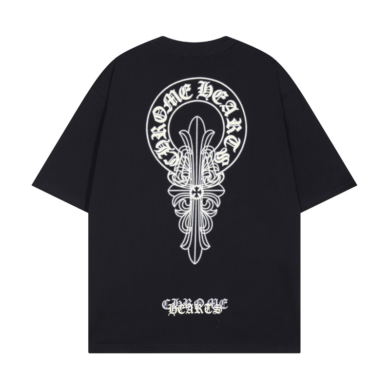Chrome Hearts クロムハーツ 日常使いに最適 ベーシックな半袖シャツ  2色兼用 男女兼用 レディース メンズ 6046