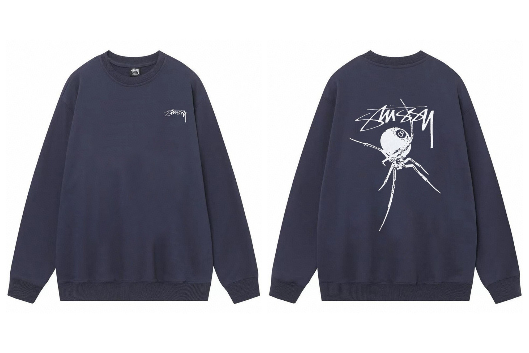 Stussy ステューシー  日常使いに最適なカジュアルスウェット 2色兼用 男女兼用 レディース メンズ 126