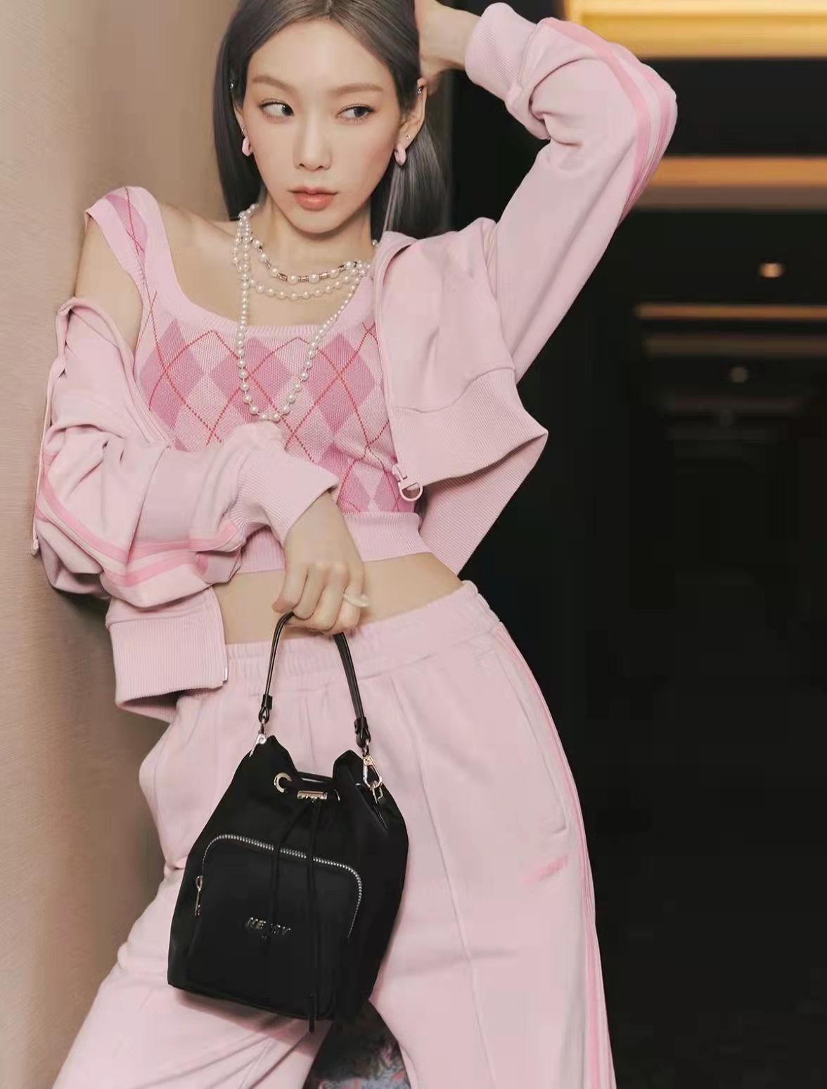 ノルディ セットアップ CROP NY HOODIE ZIPUP 上下セット 9色