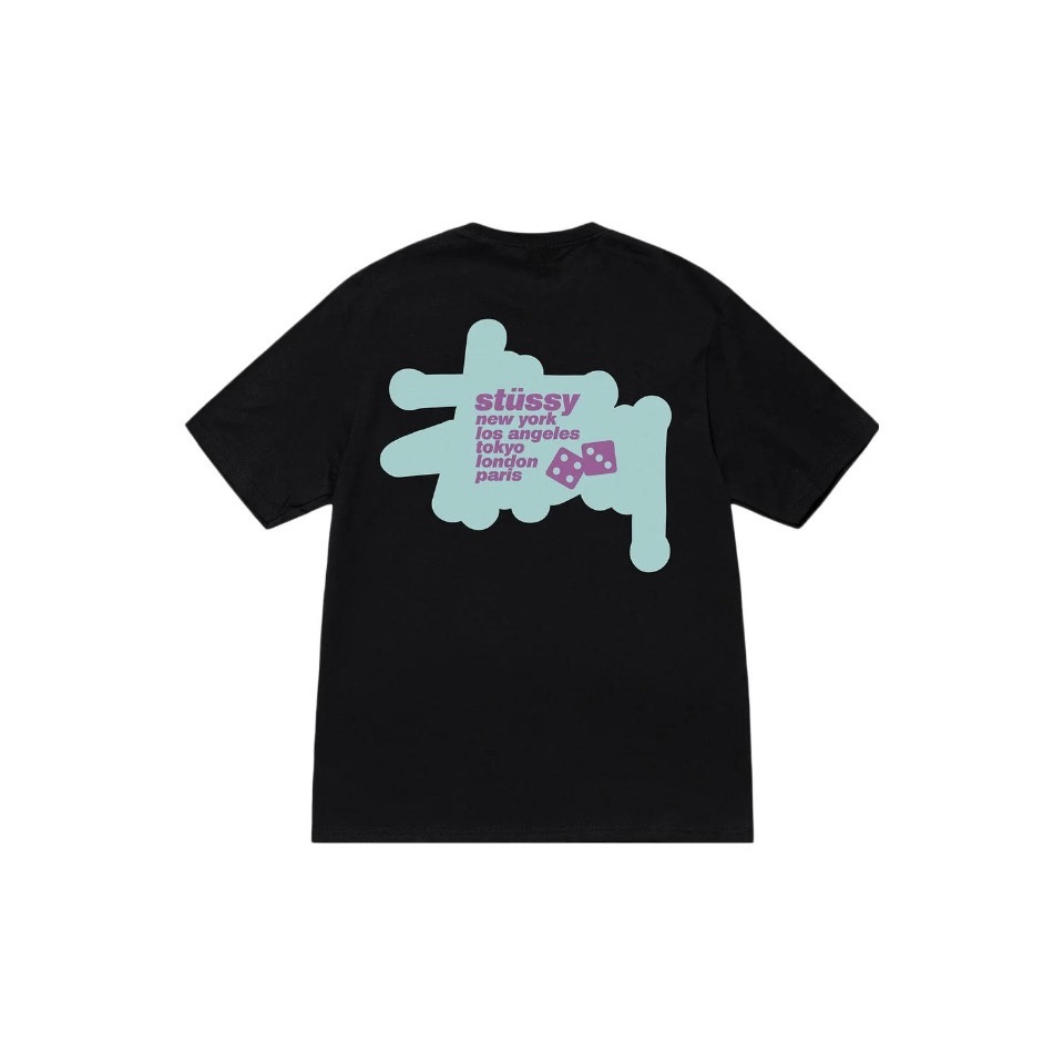 ステューシー SUITS TEE オーバーサイズ 半袖 Tシャツ 10色兼用 男女兼用 レディース メンズ