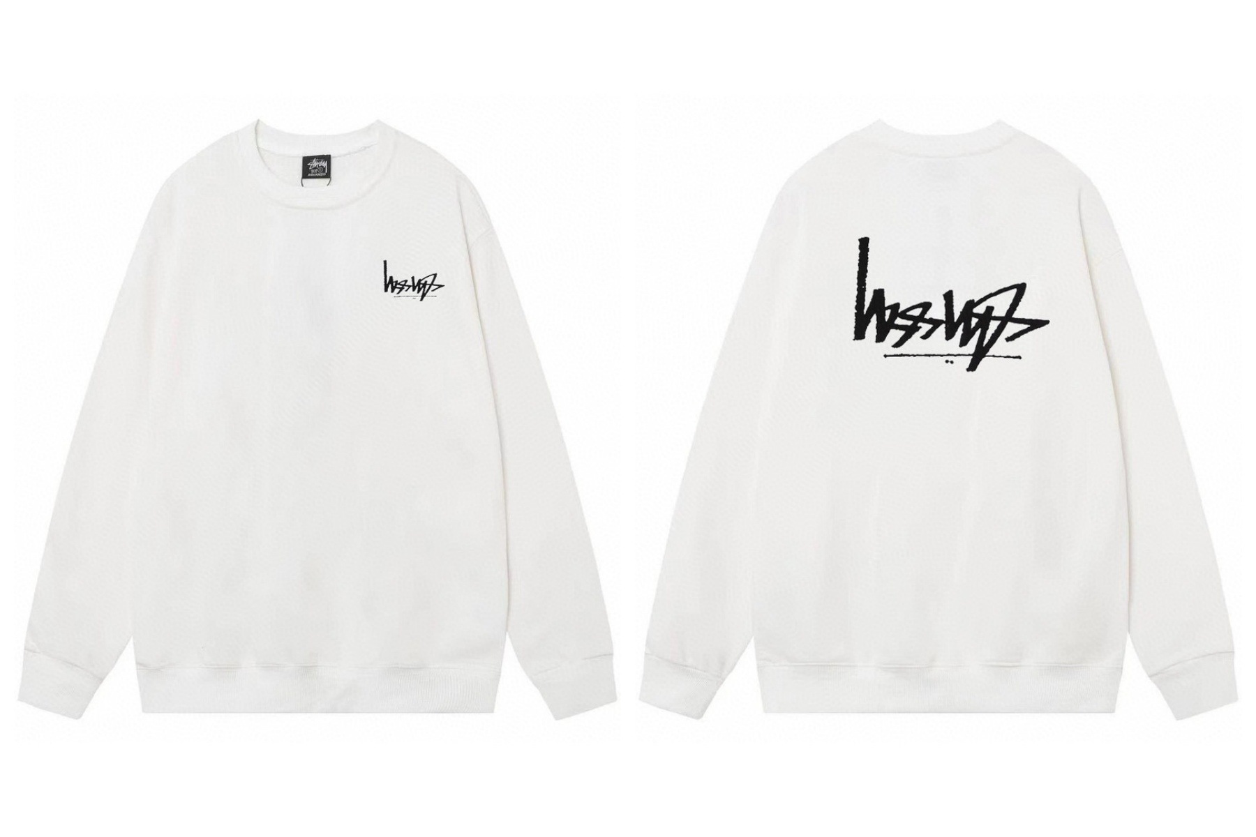 Stussy ステューシー  モダンデザインのクルーネックスウェット 2色兼用 男女兼用 レディース メンズ 103