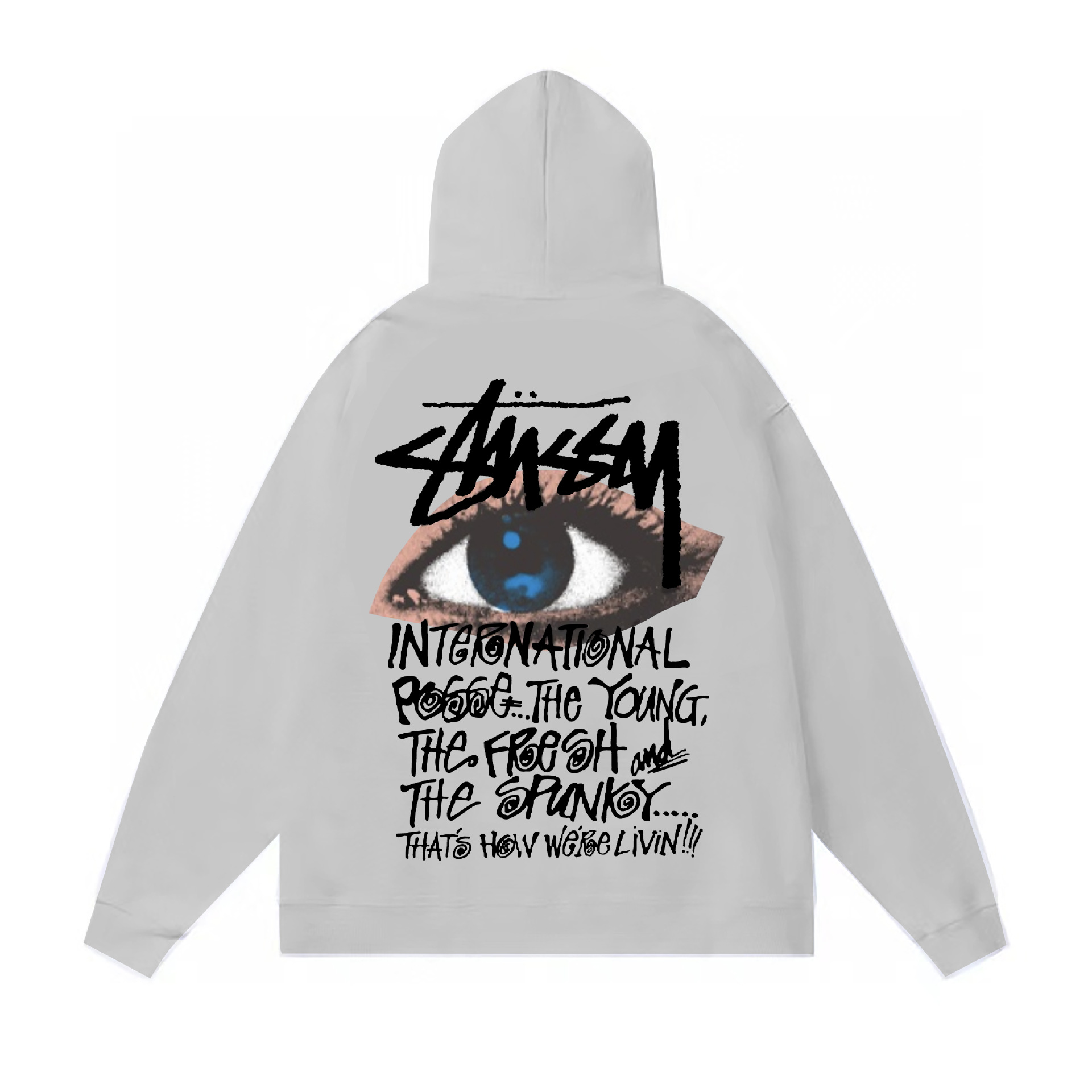 Stussy ステューシー  薄手のフード付きスウェットシャツ 5色兼用 男女兼用 レディース メンズ 114