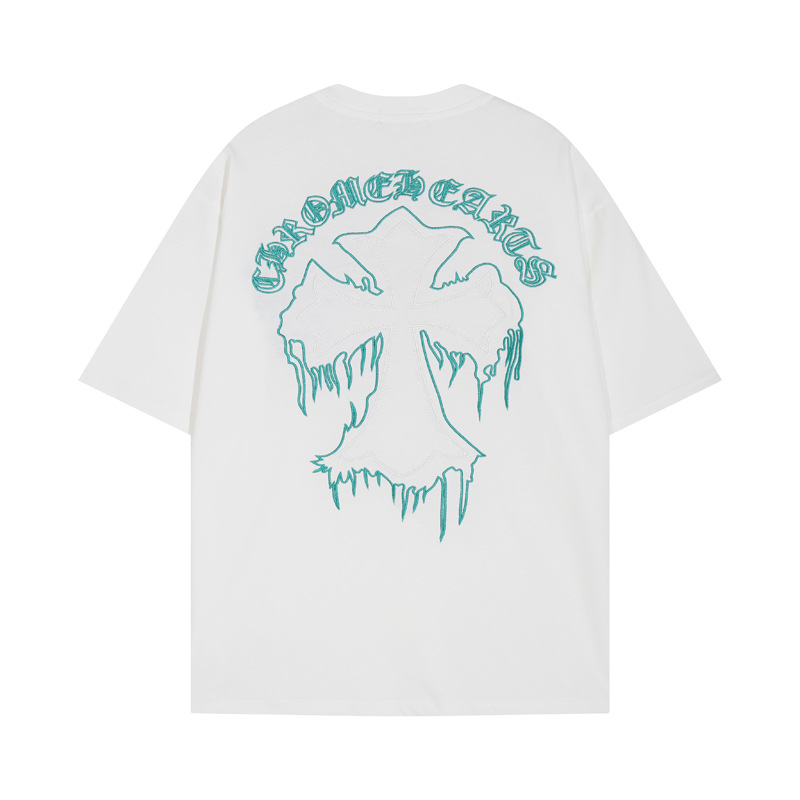 Chrome Hearts おしゃれな色合い カラフル半袖シャツ  2色兼用 男女兼用 レディース メンズ 6039