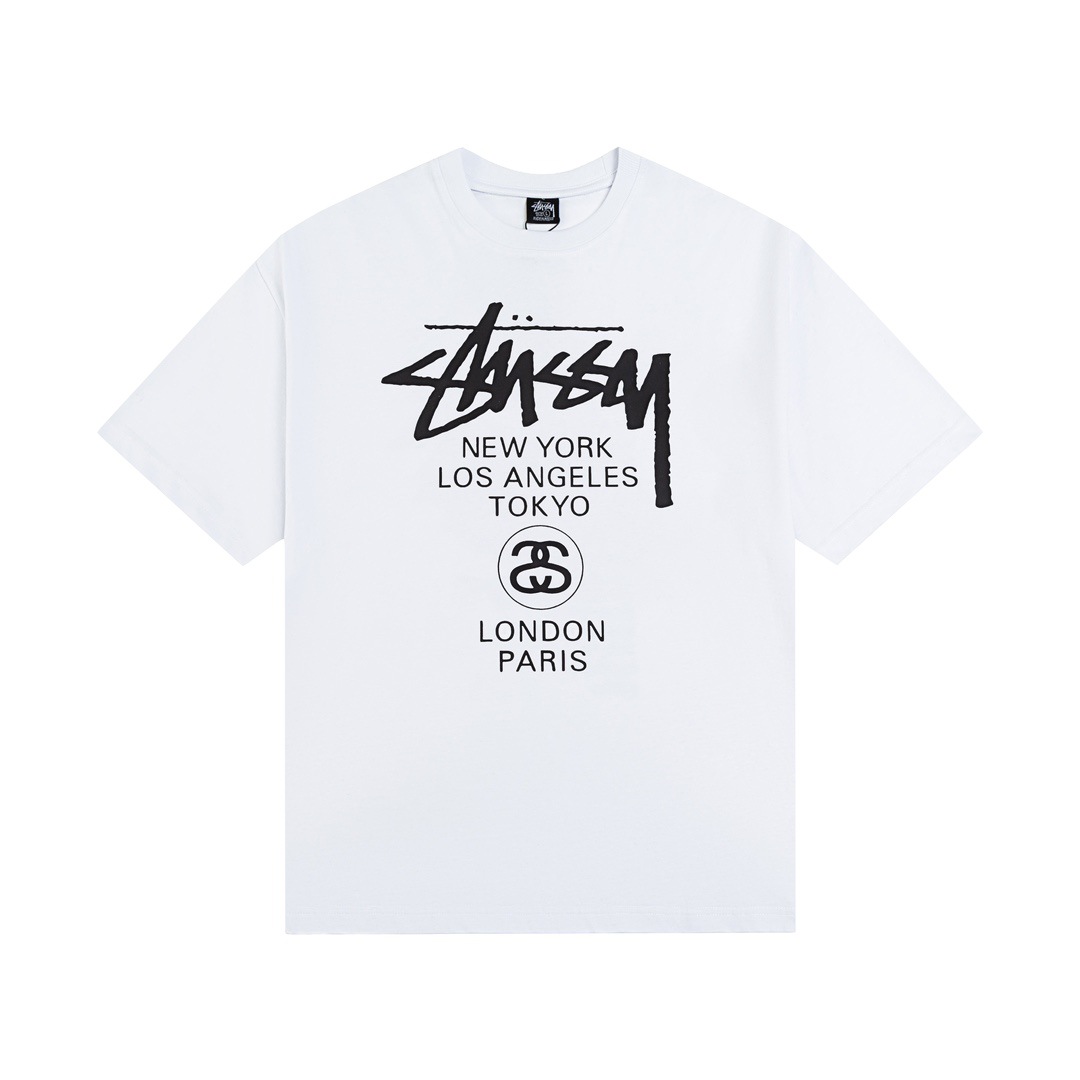 Stussy ステューシー 涼感抜群 夏にぴったりの半袖Tシャツ 2色