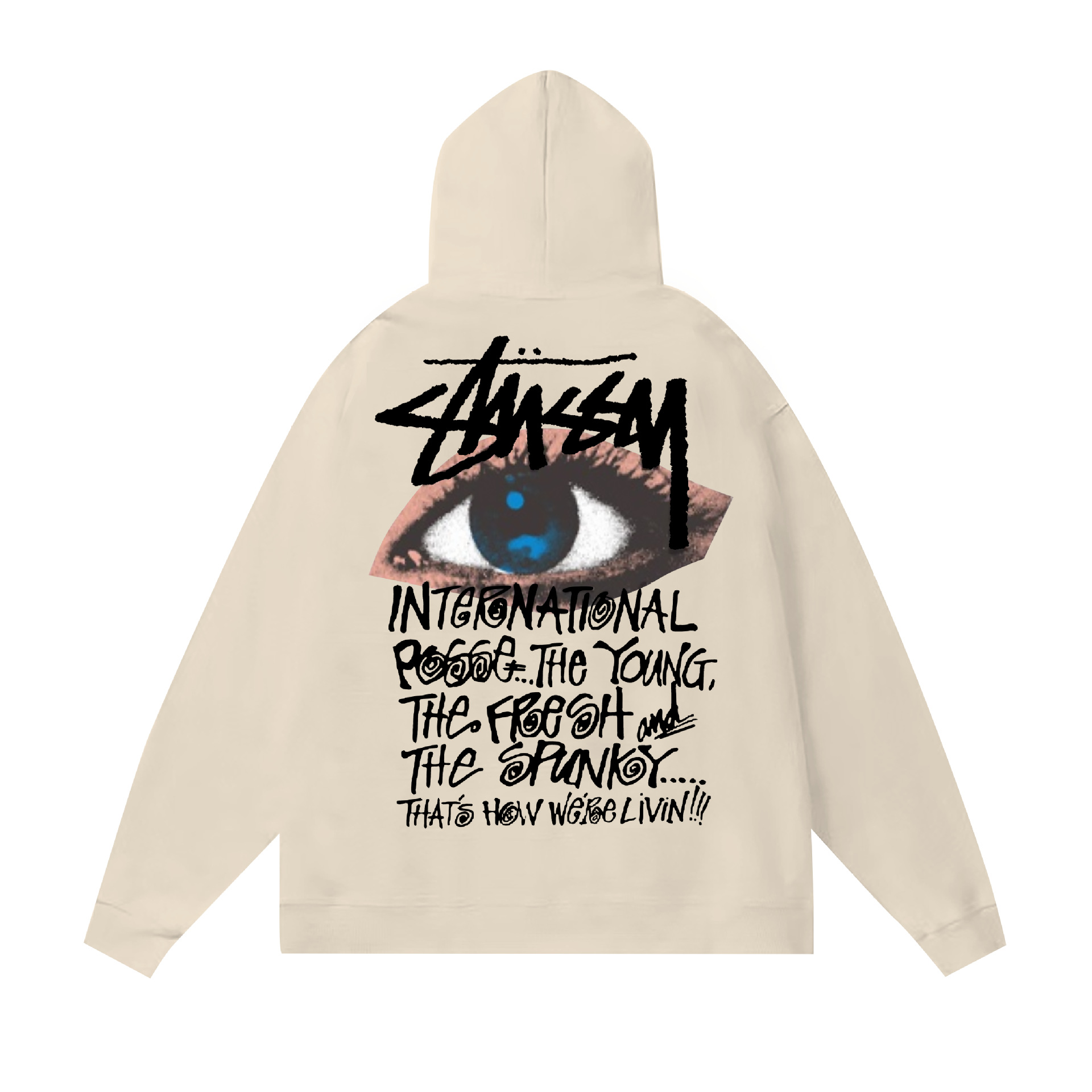 Stussy ステューシー  薄手のフード付きスウェットシャツ 5色兼用 男女兼用 レディース メンズ 114