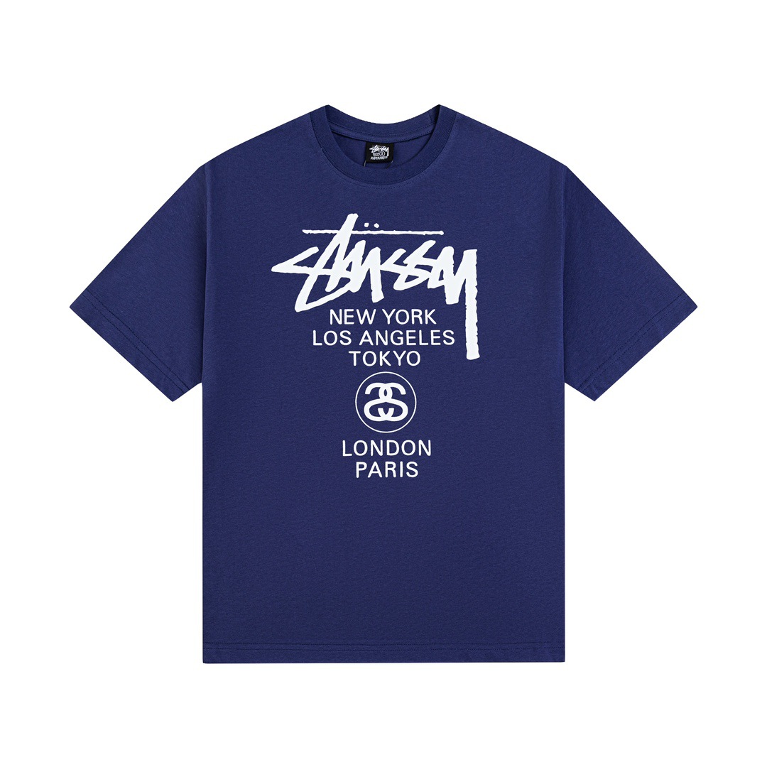 ◆STUSSY◆ Stars Rib Tee 半袖 リブ Tシャツ ショート丈 ◇STUSSY◇ Stars Rib Tee 半袖 リブ Tシャツ ショート丈