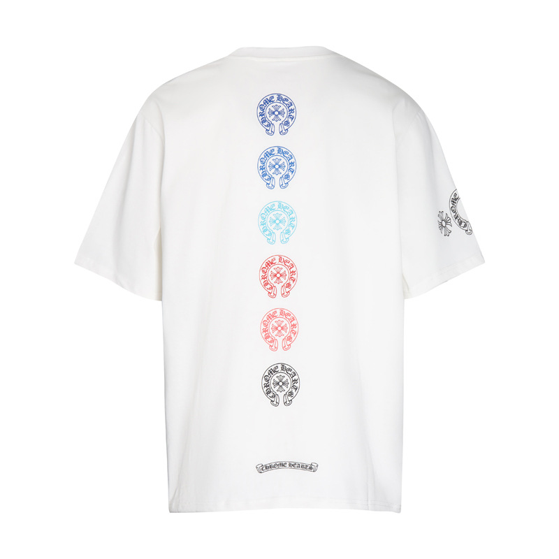 クロムハーツ Neck Logo ネックレター Tシャツ  10色兼用 男女兼用 レディース メンズ