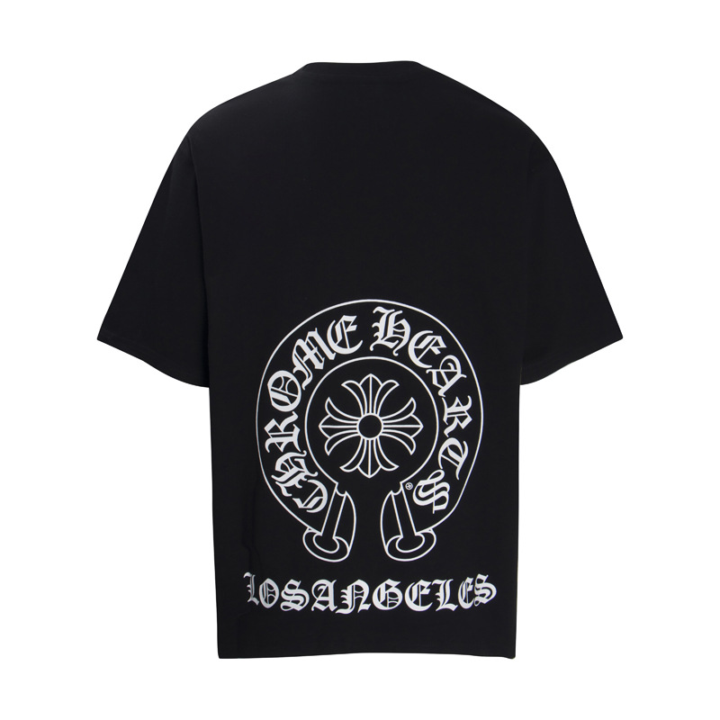 クロムハーツ  半袖 Tシャツ マッティボーイ グラフィティ プリント Tシャツ コットン おしゃれ グレー