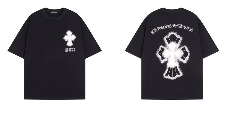 Chrome Hearts クロムハーツ ユニセックスデザイン 誰でも着られる半袖Tシャツ  6123