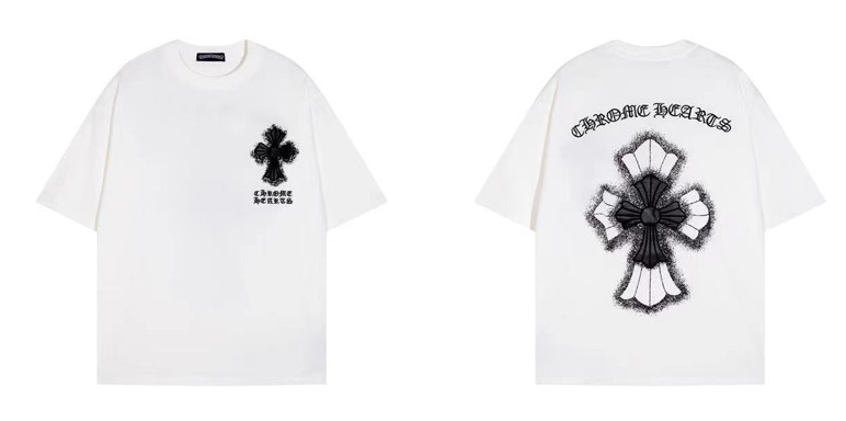 Chrome Hearts クロムハーツ ユニセックスデザイン 誰でも着られる半袖Tシャツ  6123