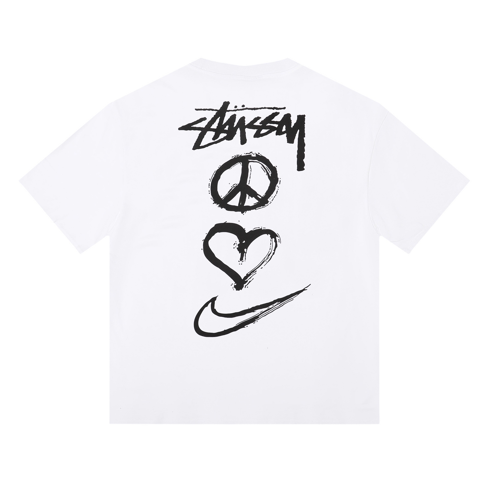 Stussy ステューシー  環境に配慮したオーガニック半袖Tシャツ 2色兼用 男女兼用 レディース メンズ 646