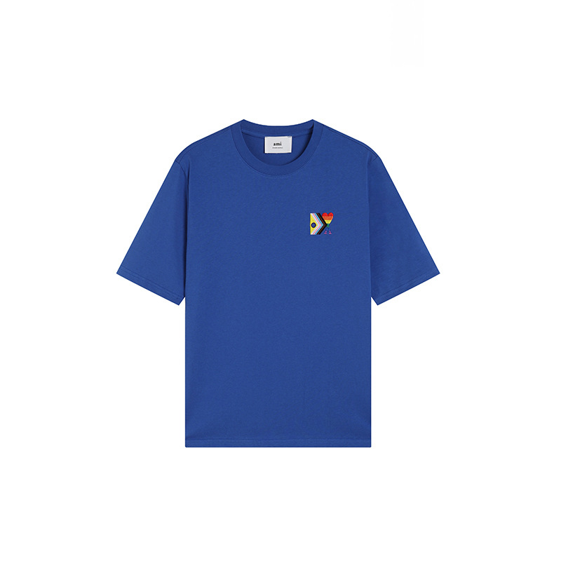 アミ・パリス  ハートロゴ 半袖Tシャツ MTS004 