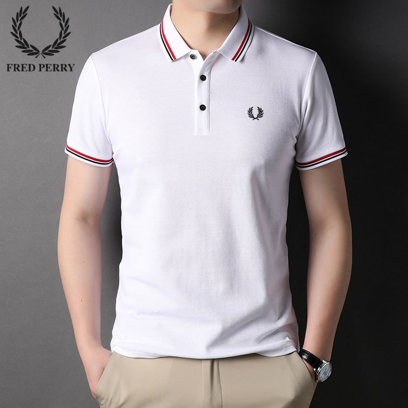 フレッドペリー 半袖Tシャツ ピュアコットン ラペルポロシャツ polo  男女兼用 8色兼用 レディース メンズ 