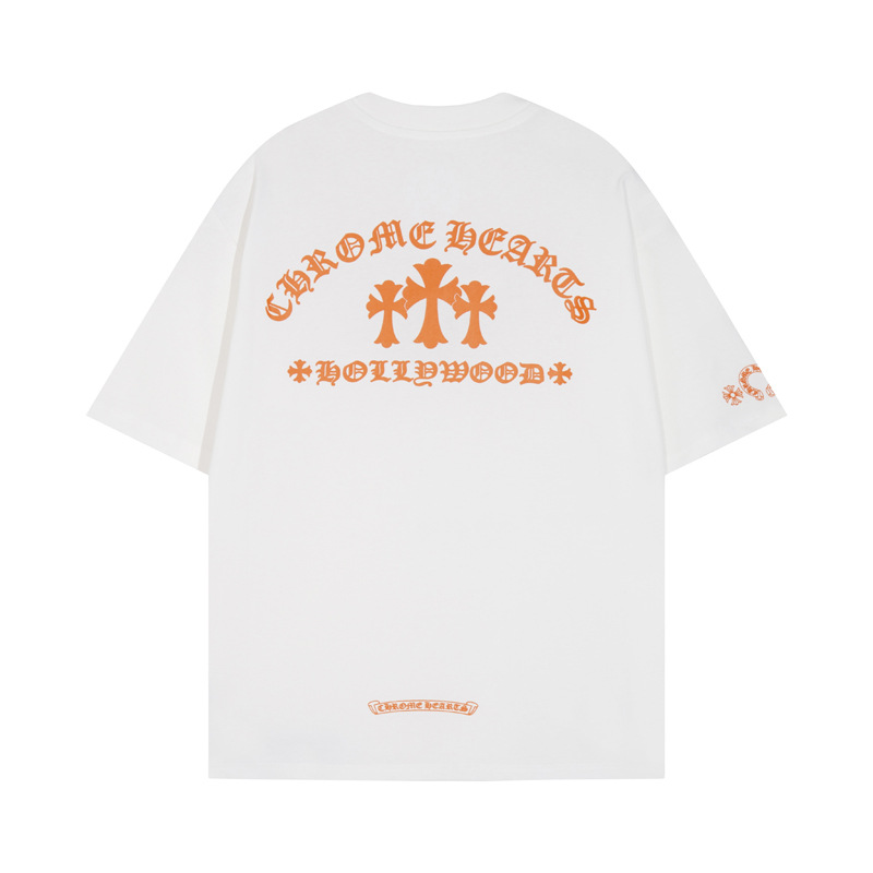 Chrome Hearts クロムハーツ  肌に優しい 柔らか素材の半袖トップス 2色兼用 男女兼用 レディース メンズ 6129